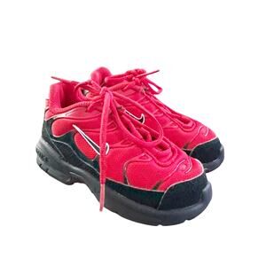 Nike Little Air Max Plus Toddler Tennis Shoes University Red Black Toddler 8C
